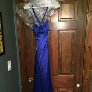 Navy Blue Prom Dress